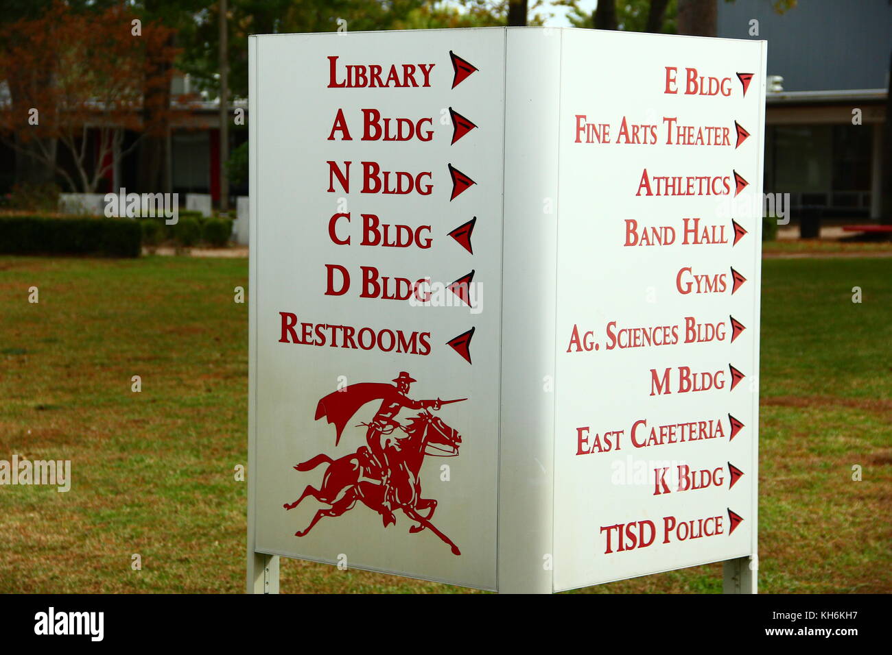 Robert E Lee High school Tyler, TX 2017 Stock Photo Alamy