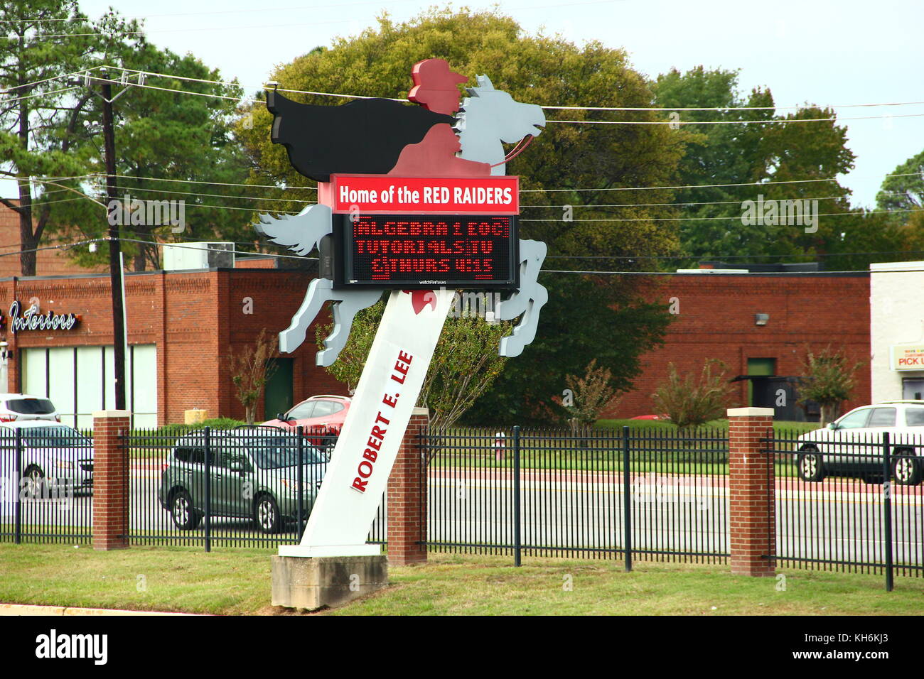 Robert E Lee High school Tyler, TX 2017 Stock Photo Alamy