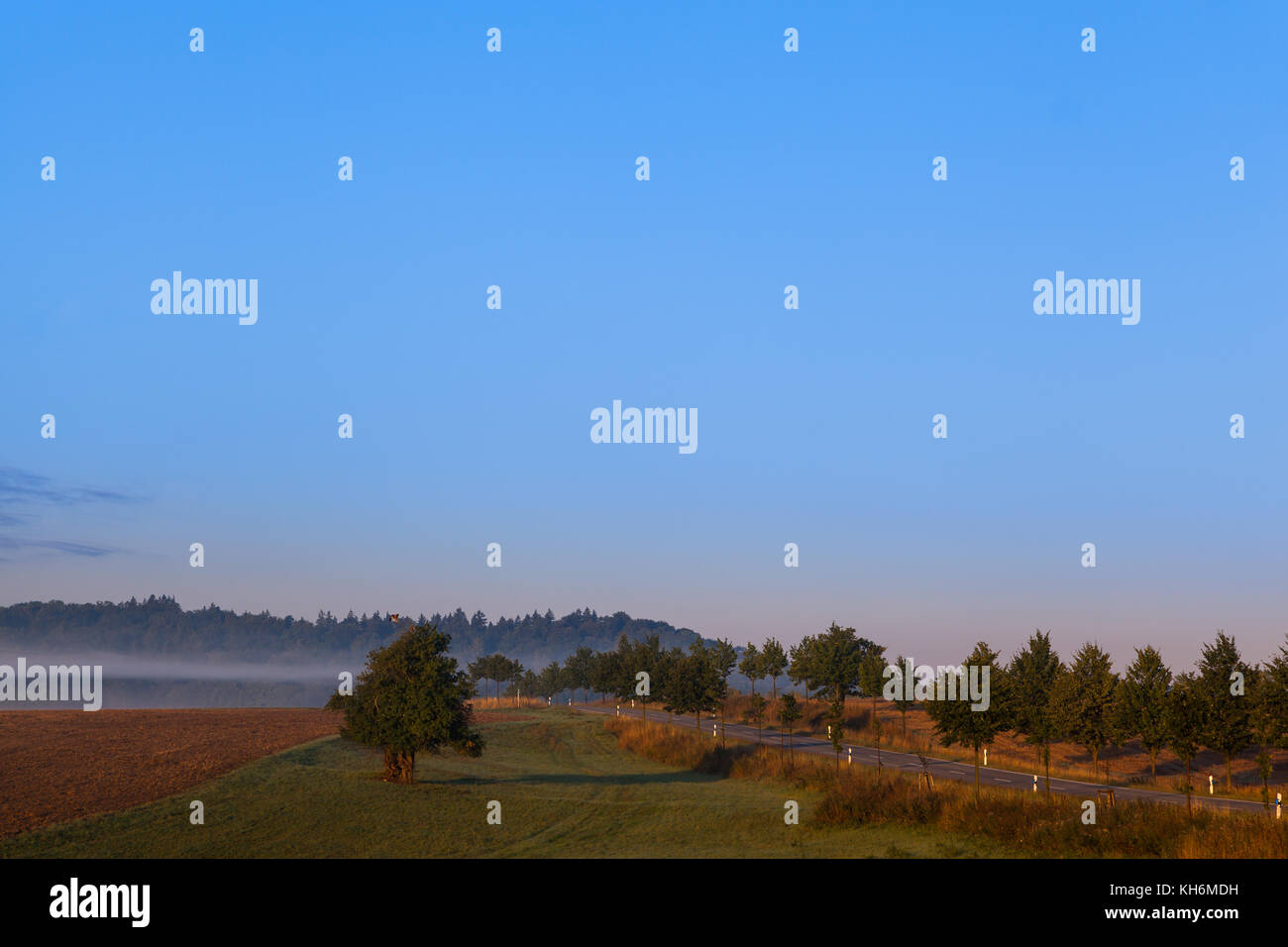 Sonnenaufgang Landschaftsaufnahme Stock Photo