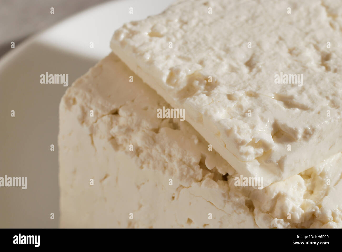 Bulgarian sheep's milk feta cheese Stock Photo Alamy