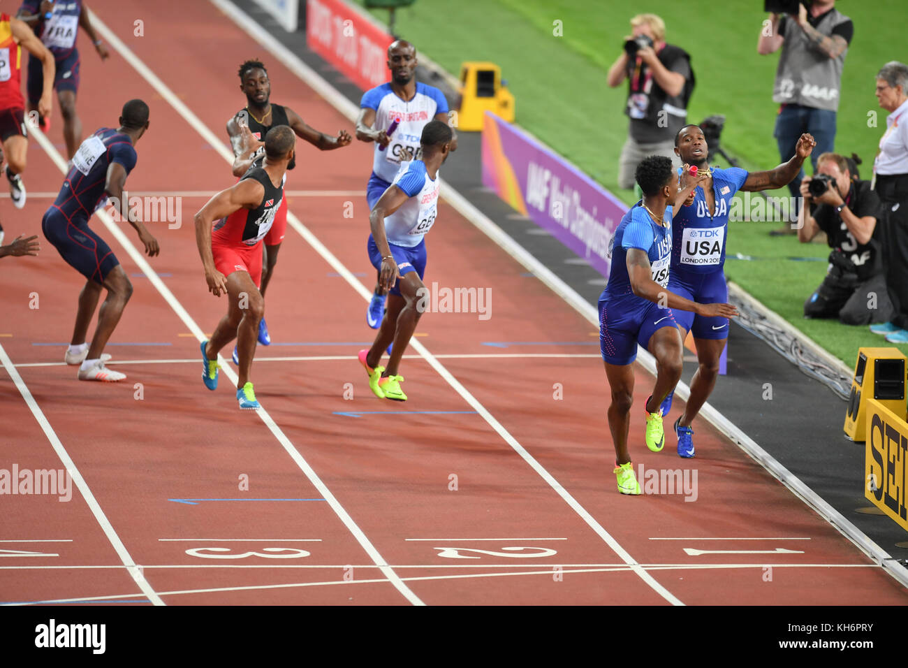 USA Team - 4x400 Men's relay - IAAF World Championships - London 2017 ...