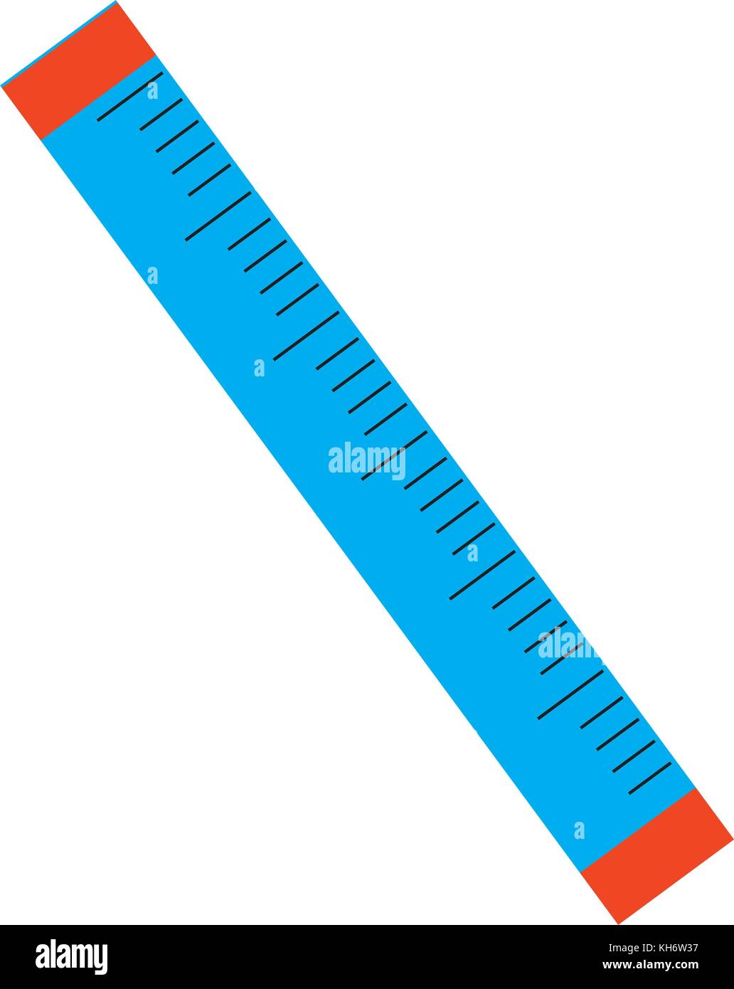 Ruler of instrument tool and measurament theme Isolated design Vector ...