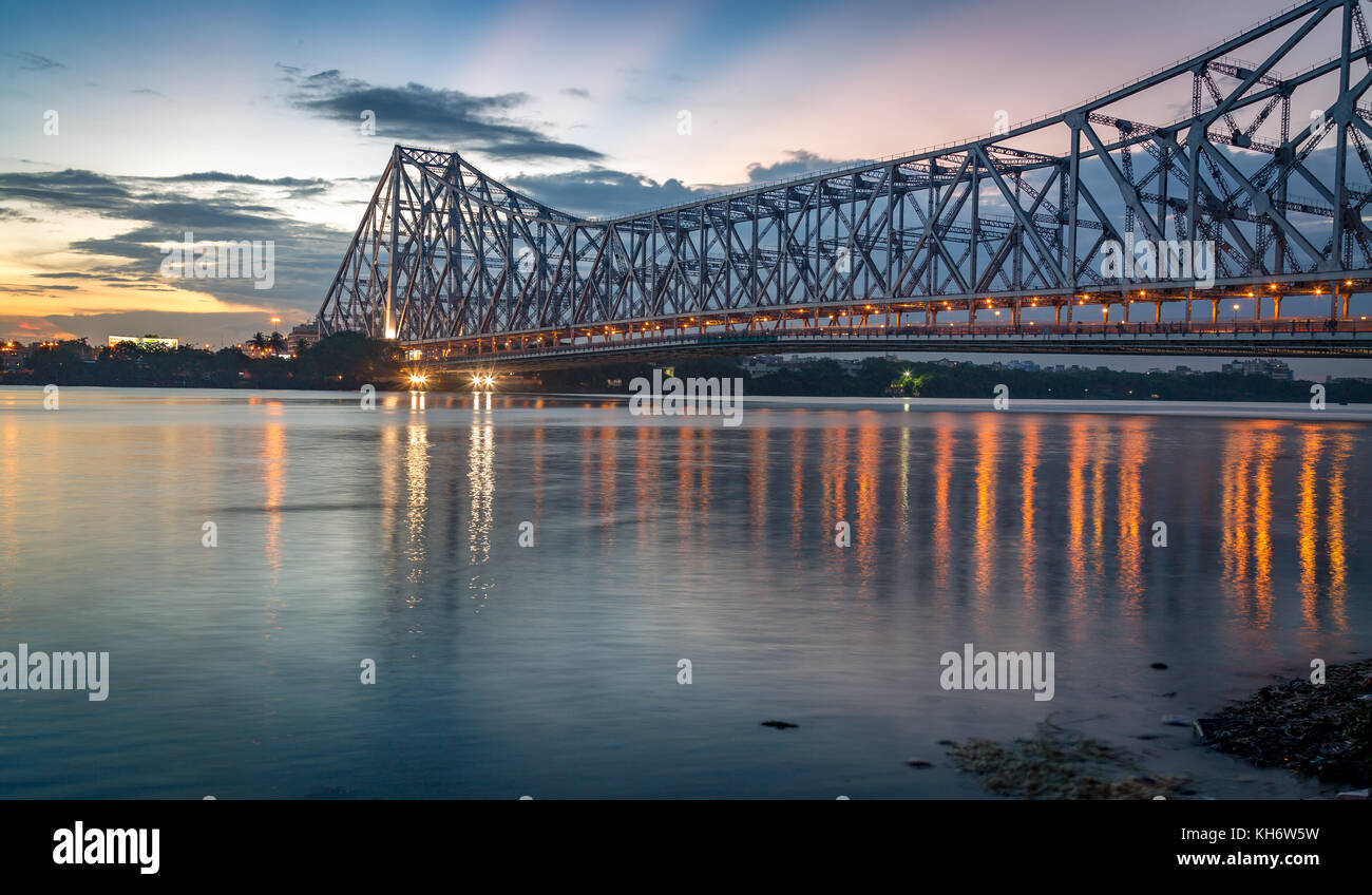 Howrah bridge Kolkata The historic cantilever bridge on river Hooghly
