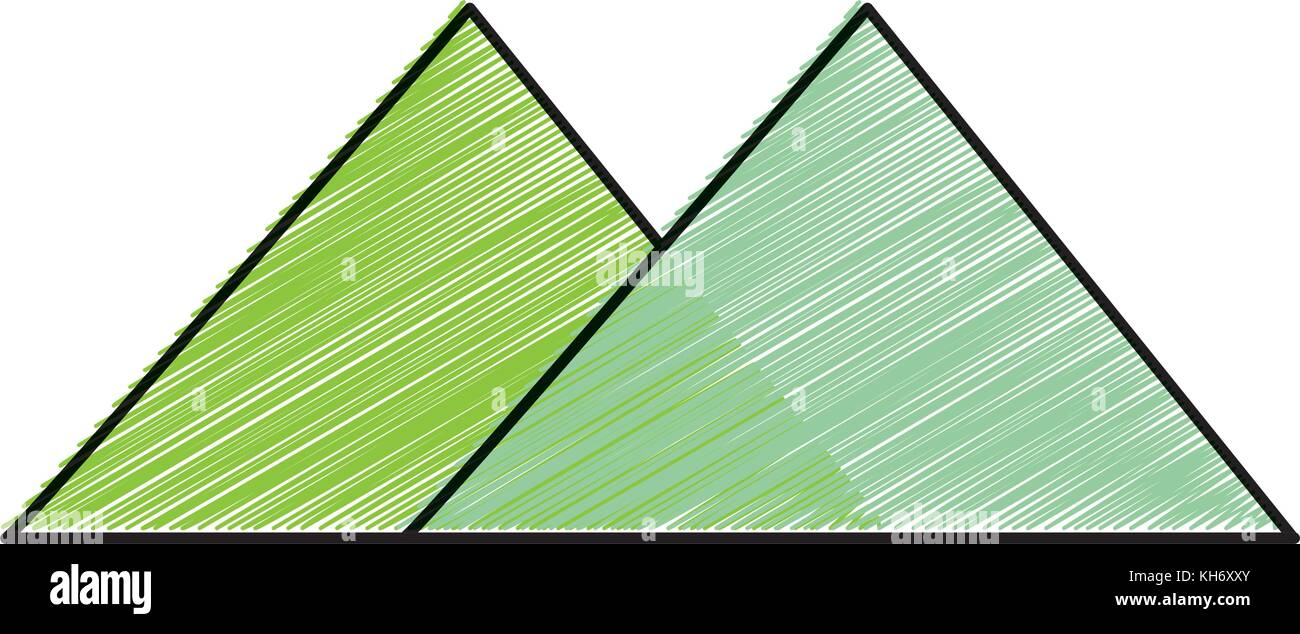 Triangles of shape geometric and abstract theme Isolated design Vector ...