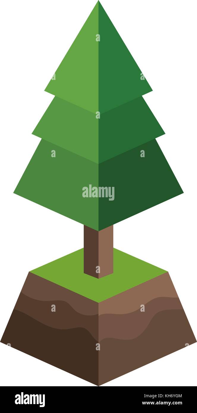 Isolated pine tree design Stock Vector Image & Art - Alamy