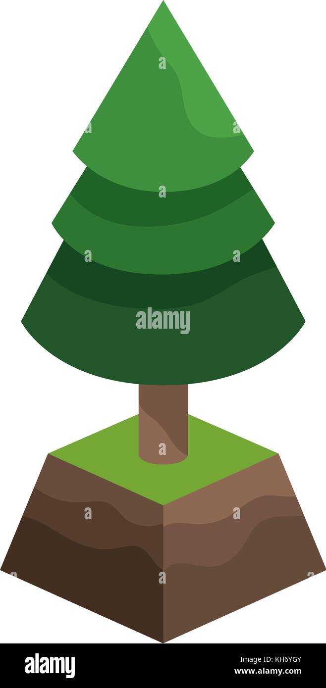Isolated pine tree design Stock Vector Image & Art - Alamy