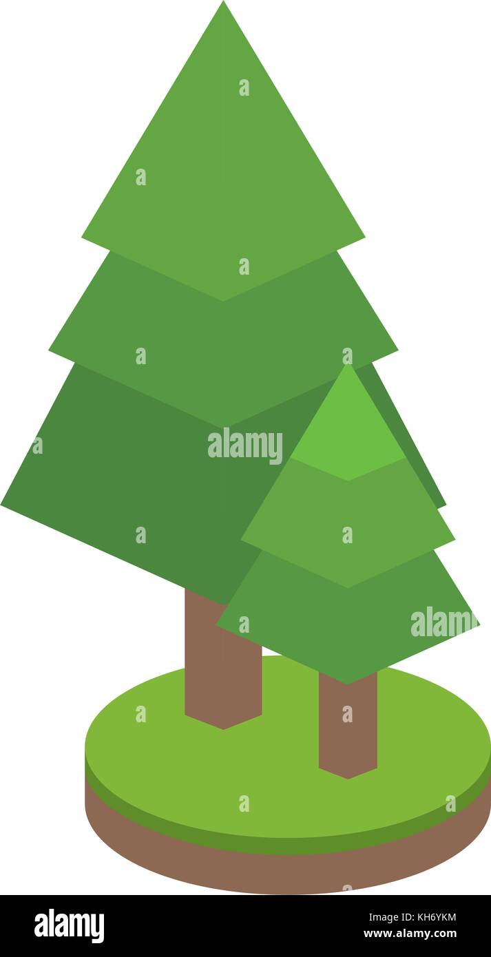 Isolated pine tree design Stock Vector Image & Art - Alamy