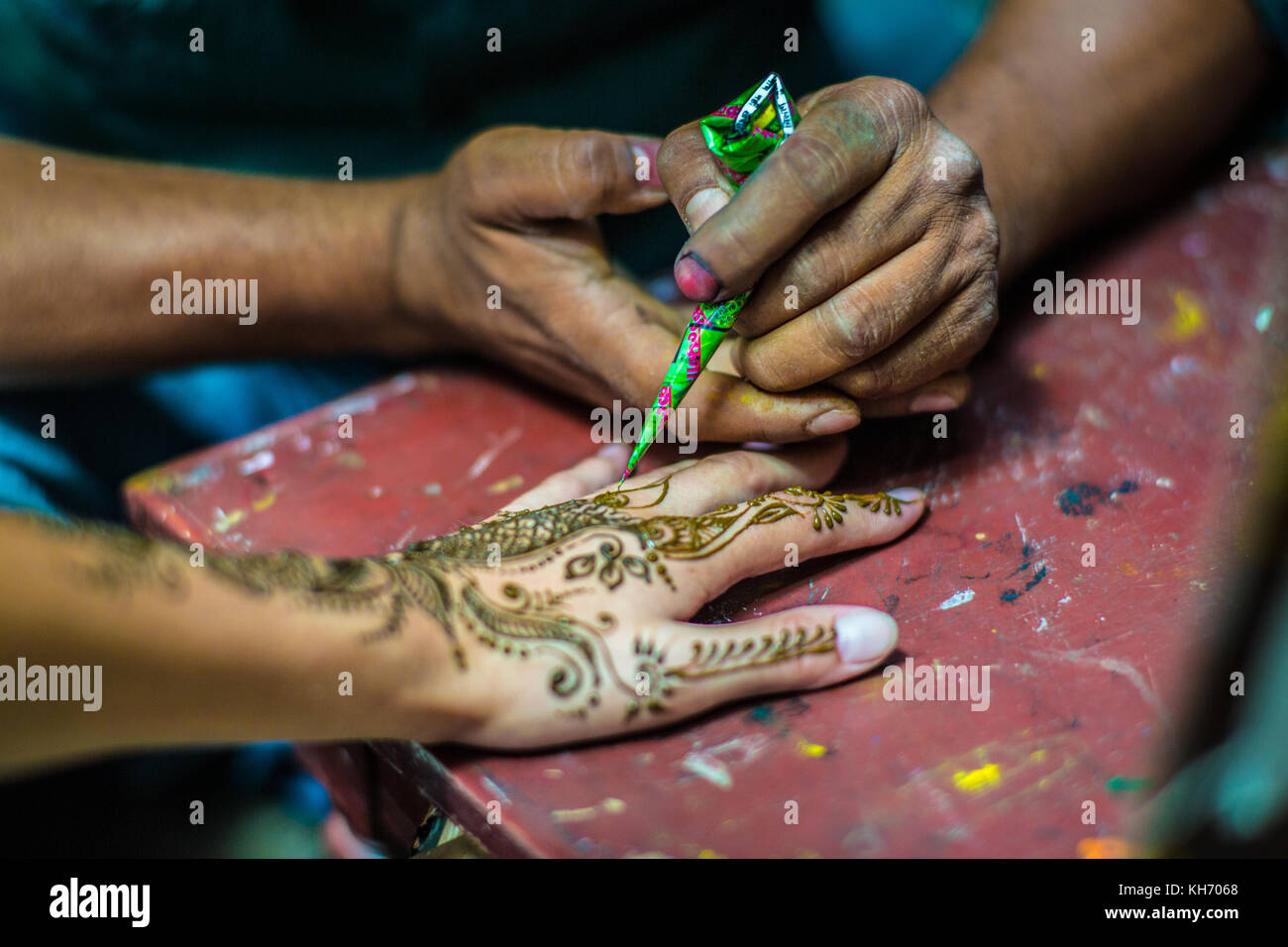 Henna Tattoo Tourist Stock Photos Henna Tattoo Tourist Stock