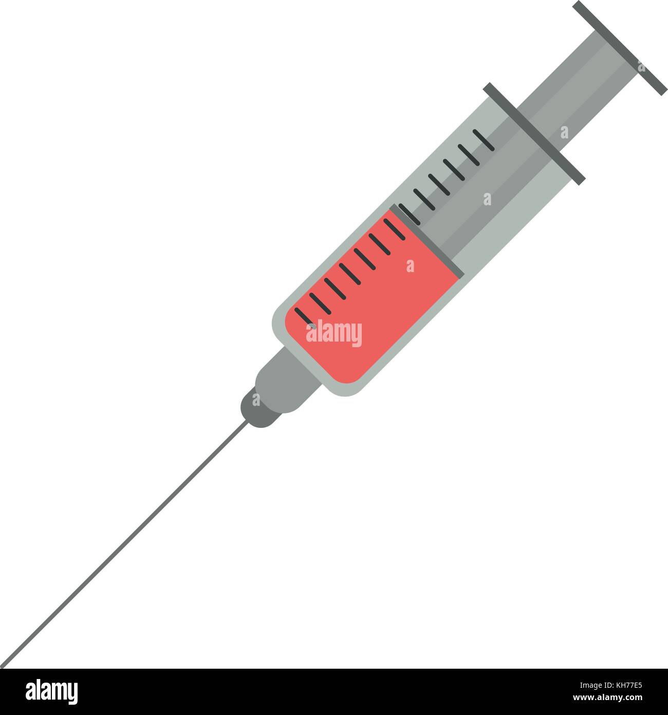 Medical syringe isolated Stock Vector Image & Art - Alamy