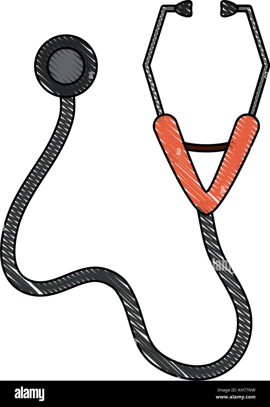 Stethoscope medical tool Stock Vector Image & Art - Alamy