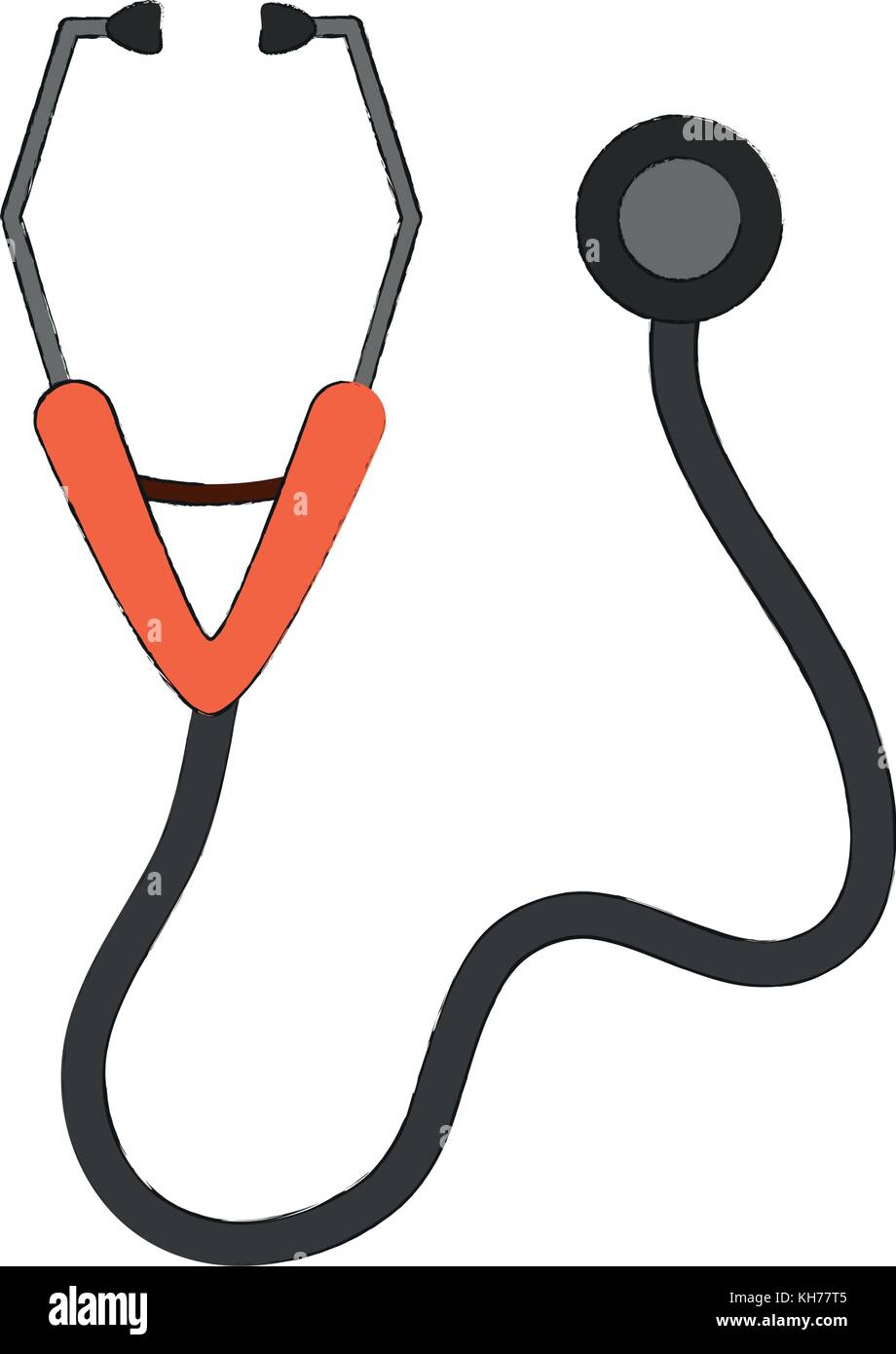 Stethoscope medical tool Stock Vector Image & Art - Alamy