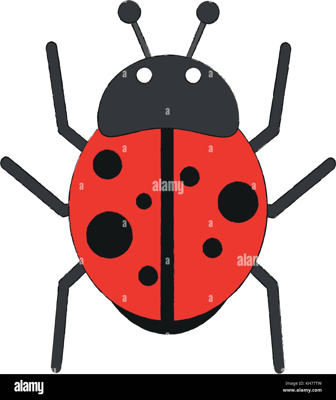 Cute ladybug cartoon Stock Vector Image & Art - Alamy