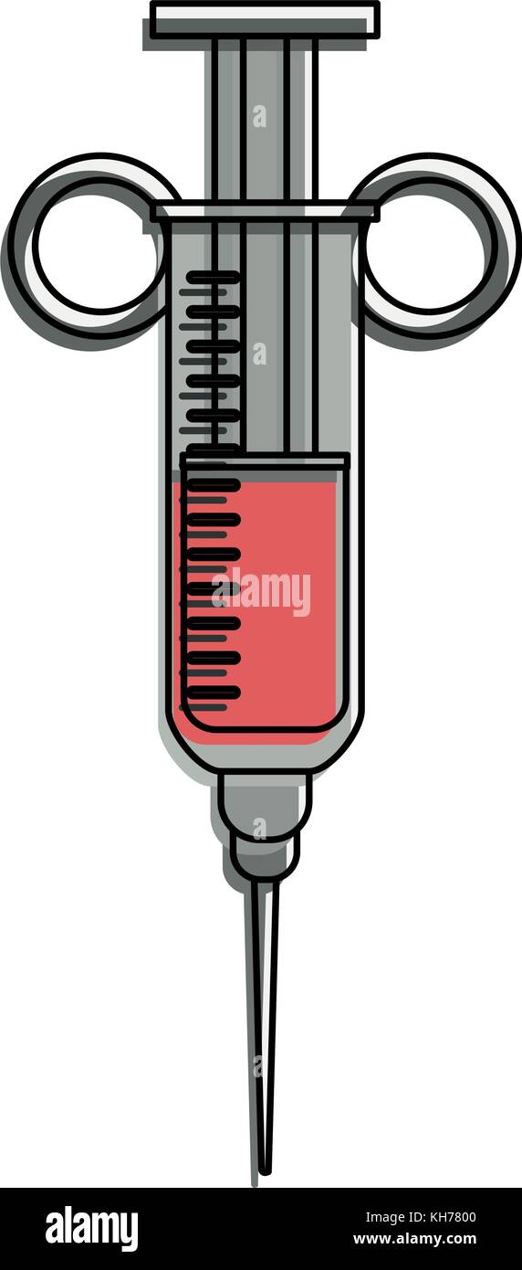 Medical syringe isolated Stock Vector Image & Art - Alamy