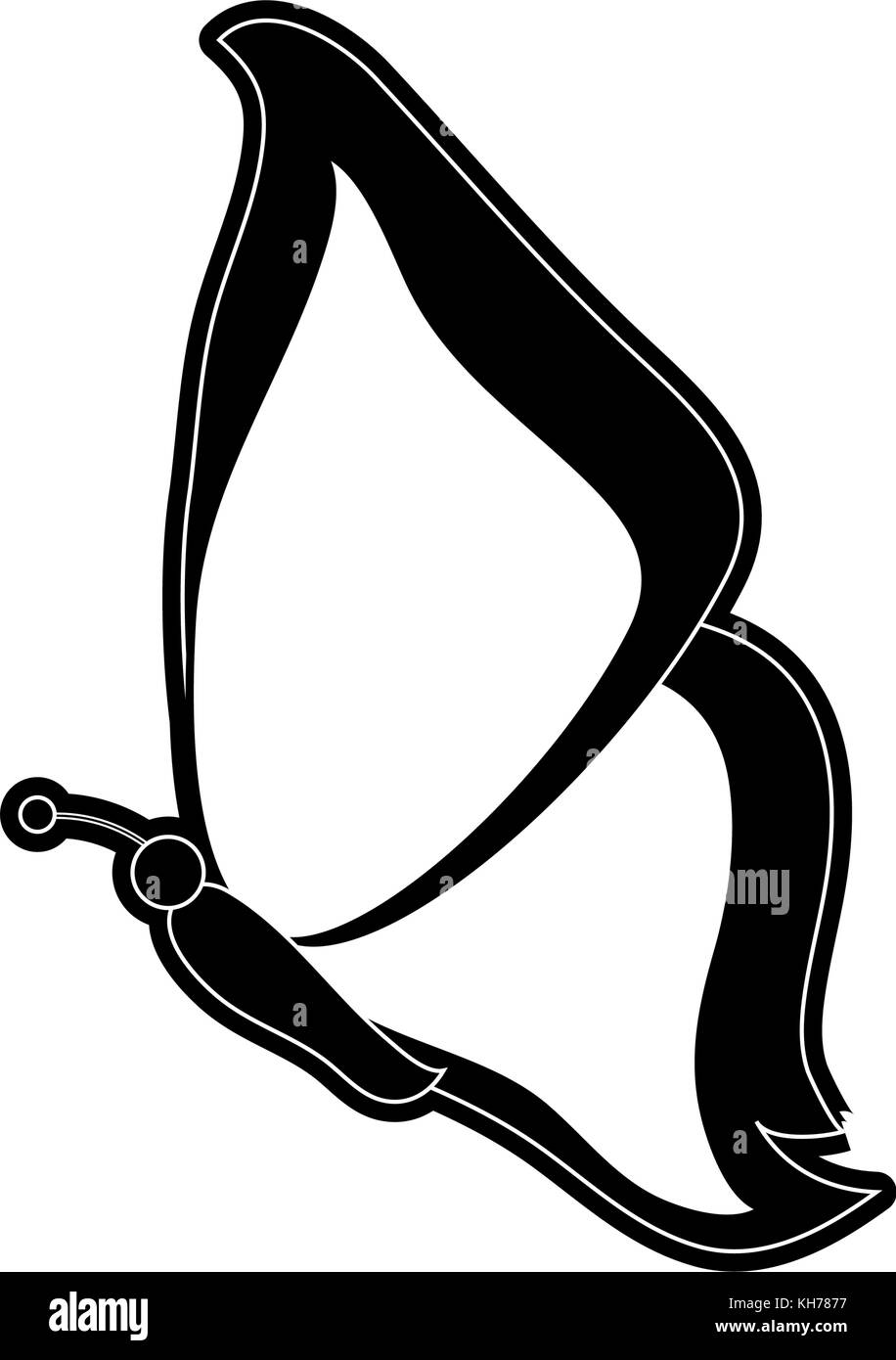 Beautiful buttefly isolated Stock Vector Image & Art - Alamy