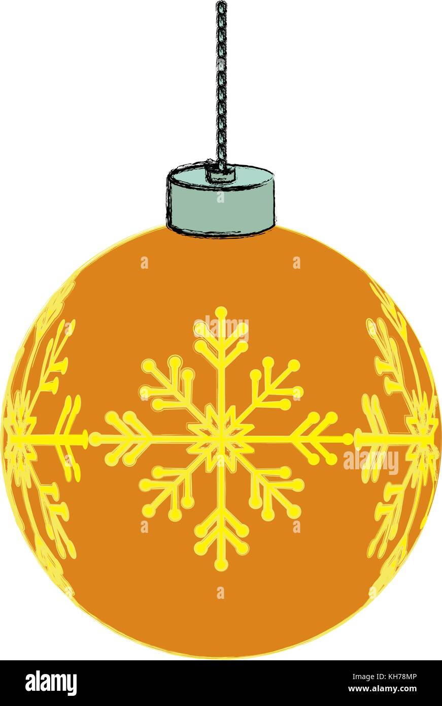 christmas ball vector illustration Stock Vector Image & Art - Alamy