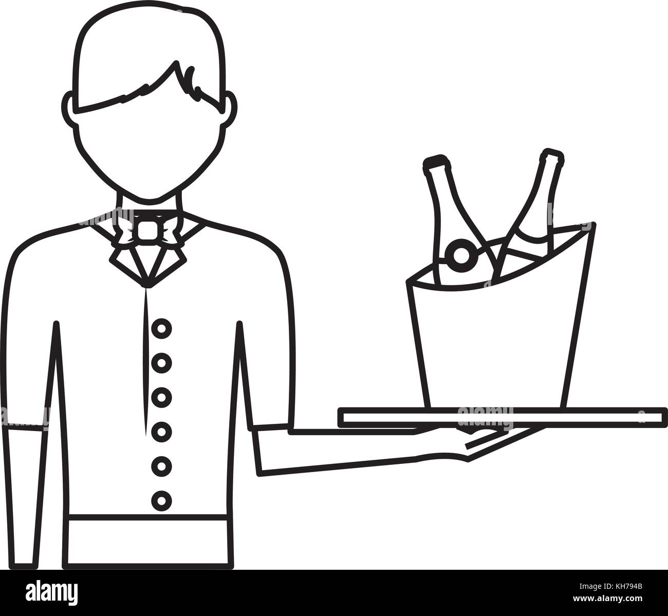 avatar bartender icon Stock Vector Image & Art - Alamy