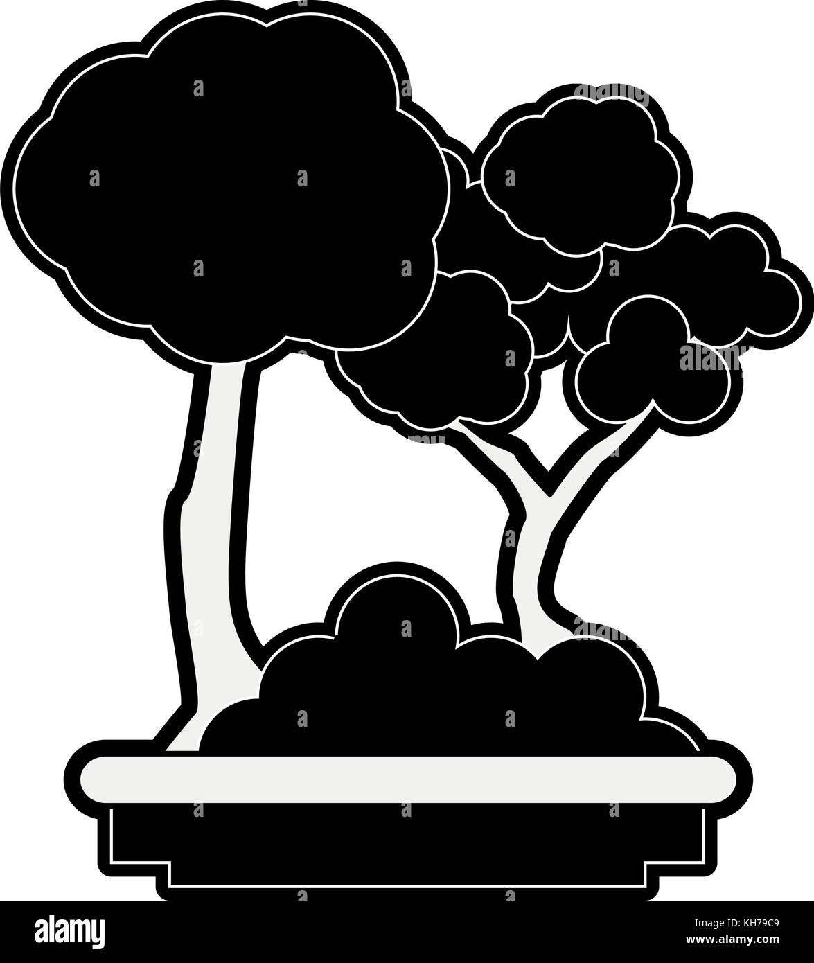 trees game icon Stock Vector Image & Art - Alamy