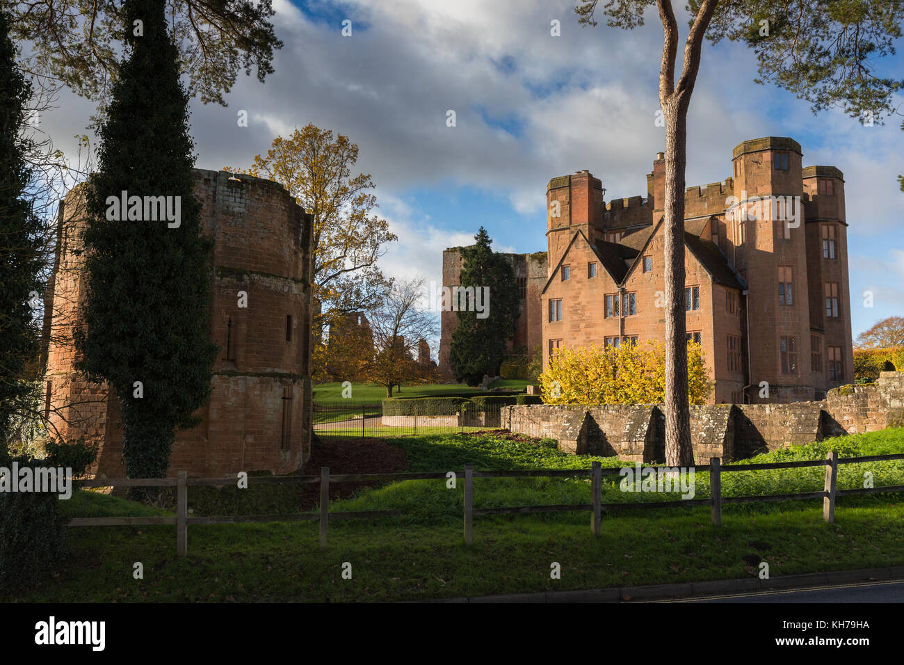 Kenilworth Castle Warwickshire Stock Photo