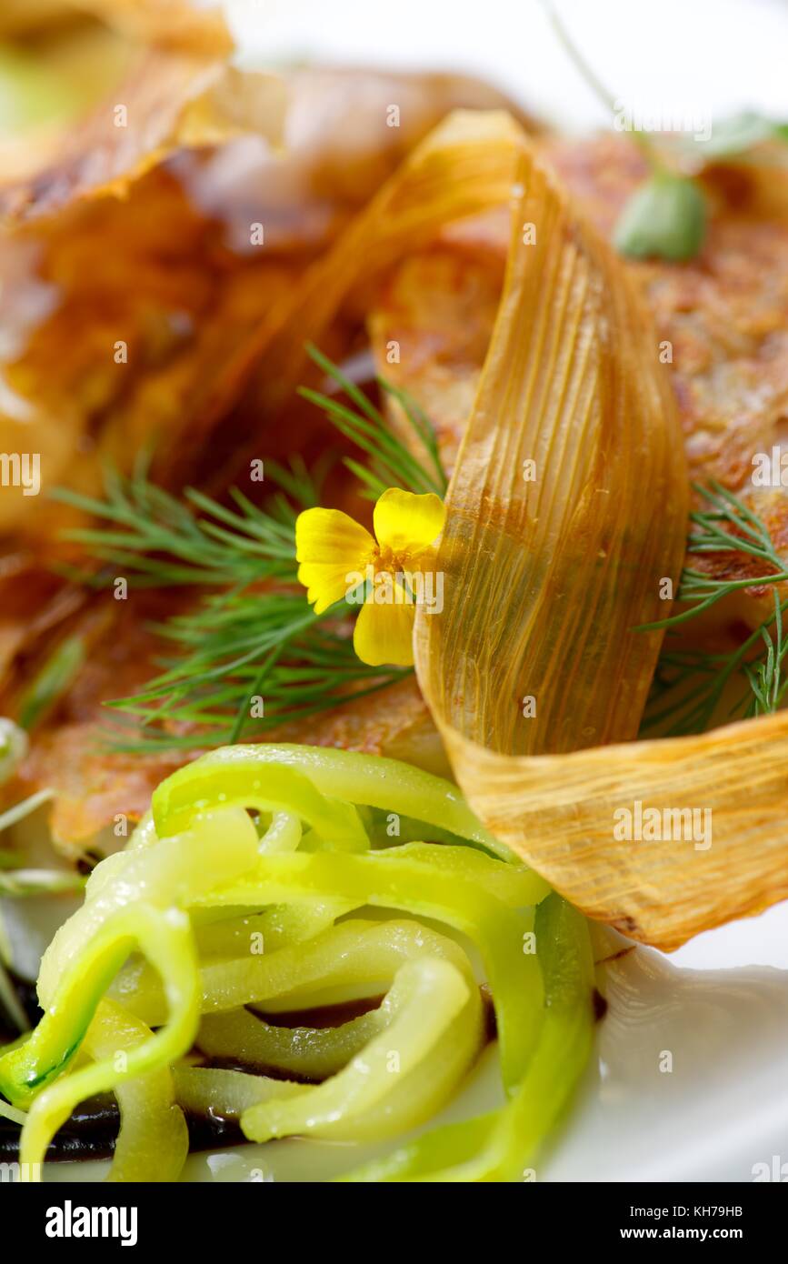 Lamb brains with herbs Stock Photo Alamy