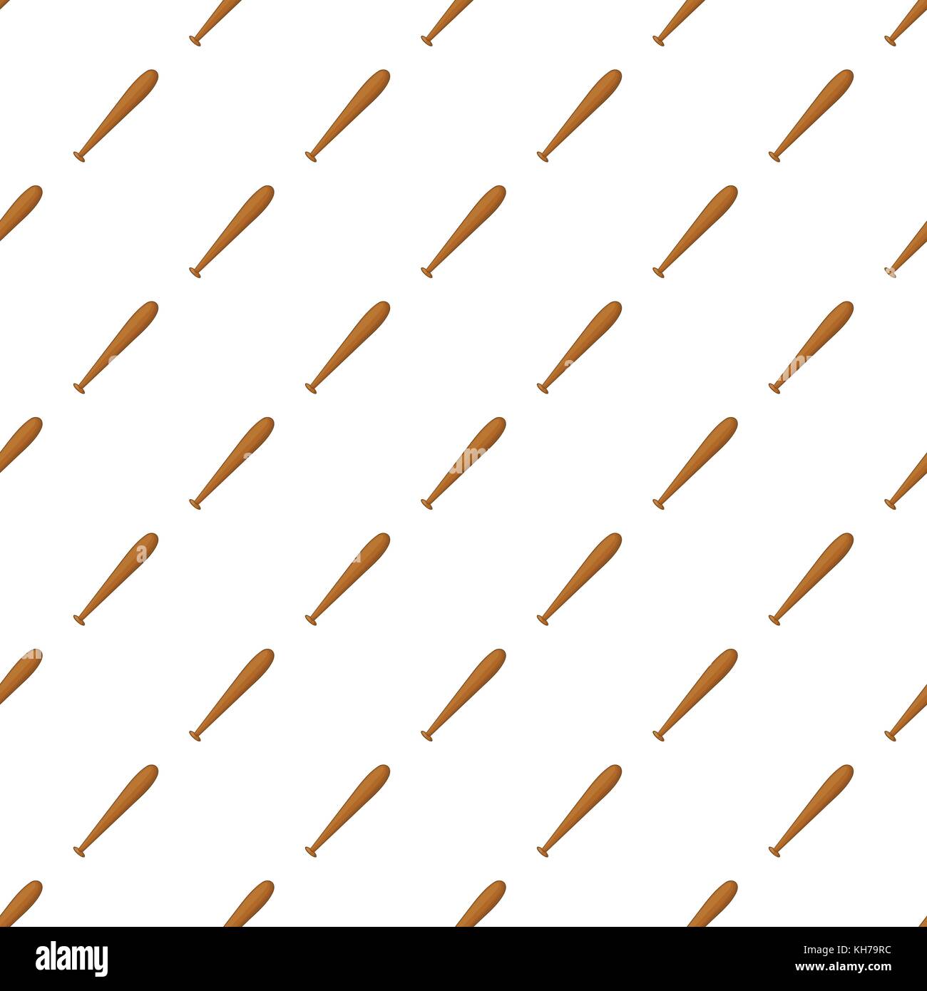 Baseball bat pattern, cartoon style Stock Vector Image &amp; Art - Alamy