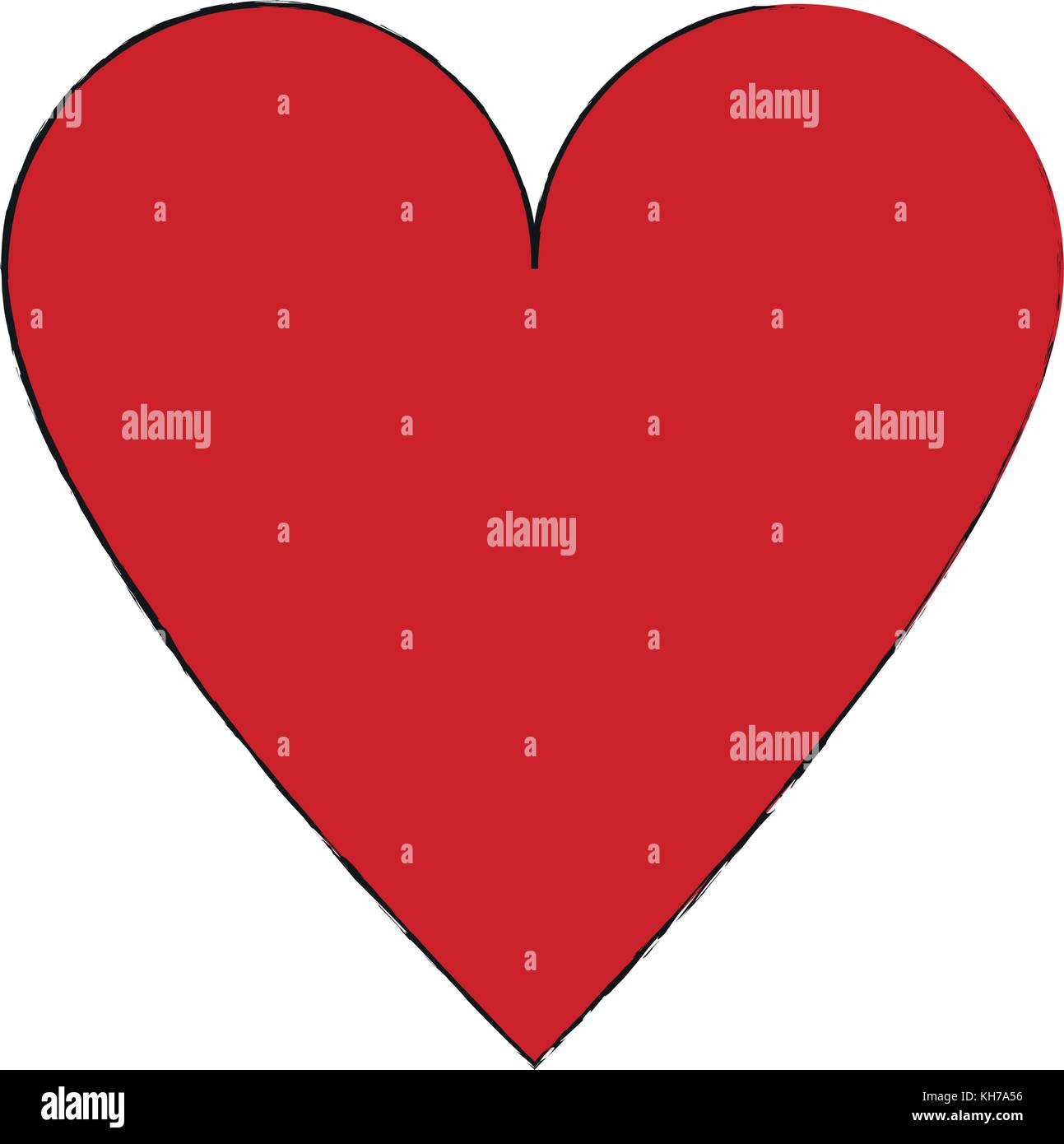 Heart isolated symbol Stock Vector Image & Art - Alamy