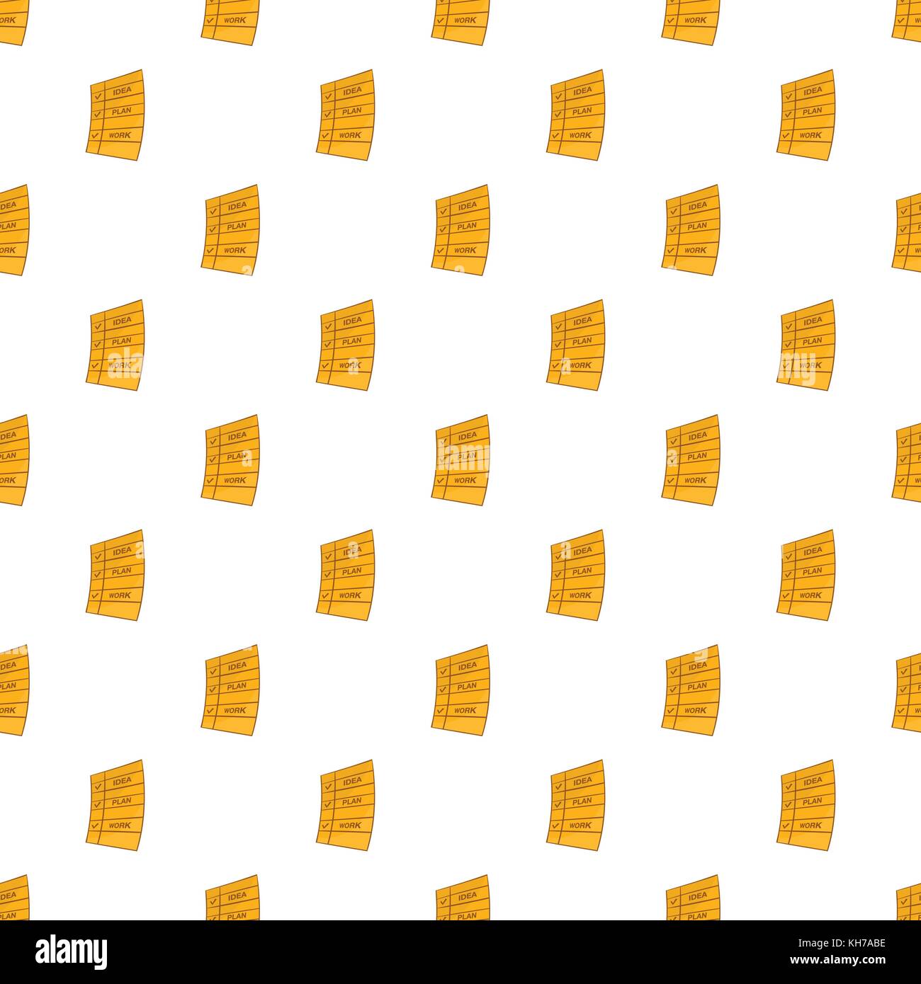 To do list pattern, cartoon style Stock Vector Image & Art - Alamy