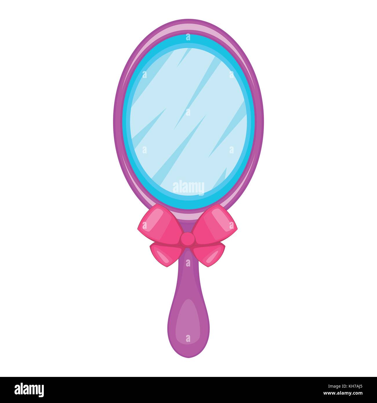 Hand mirror icon, cartoon style Stock Vector Image & Art - Alamy