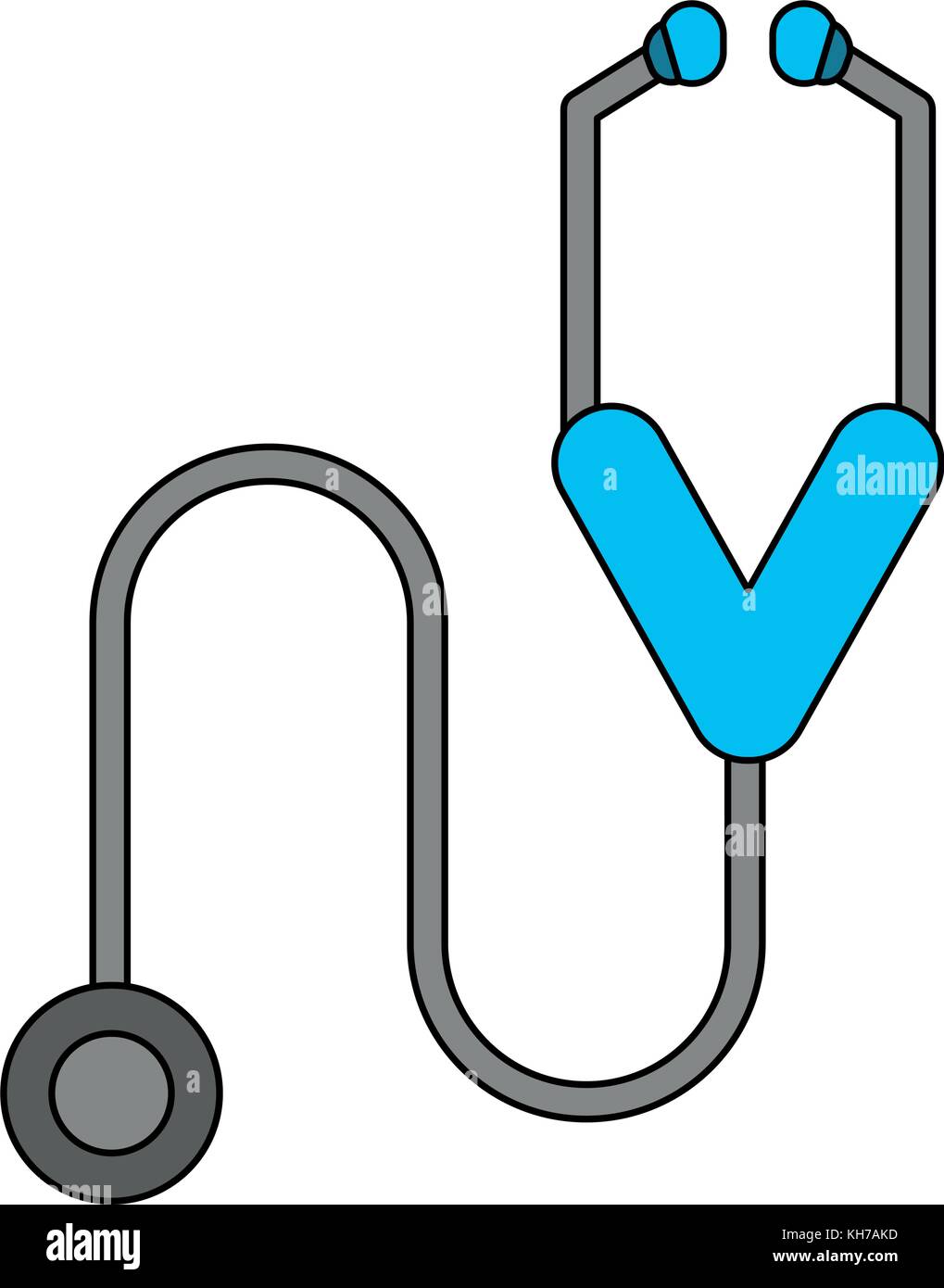Stethoscope medical tool Stock Vector Image & Art - Alamy