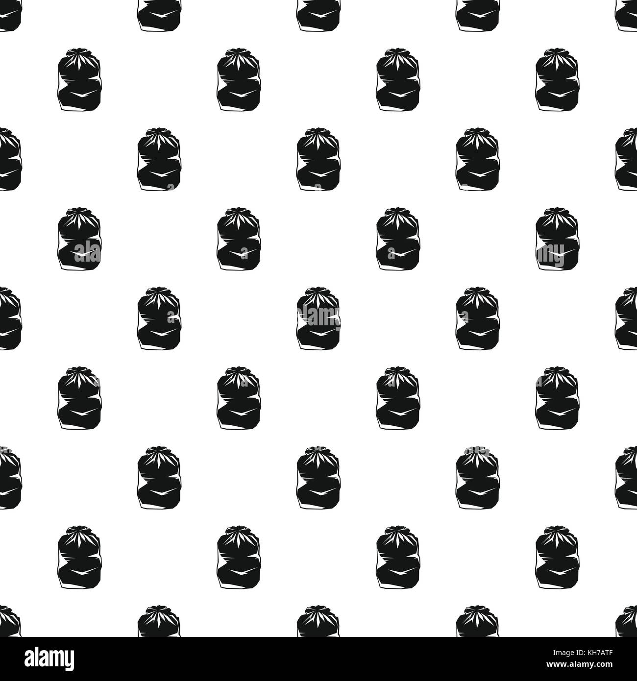 Baag Vector Pattern Black plastic bag pattern, simple style Stock Vector Image & Art - Alamy