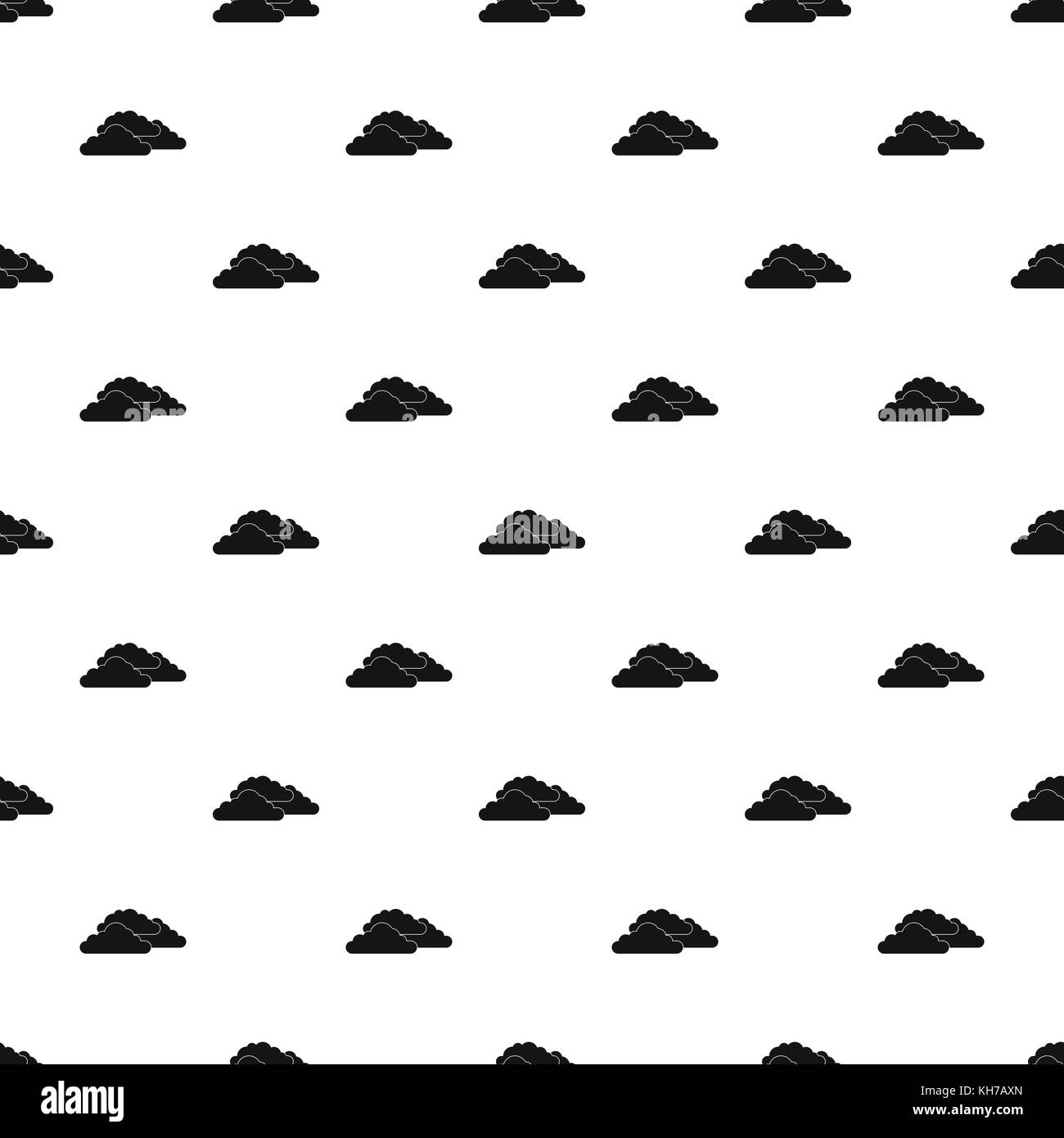 Clouds pattern, simple style Stock Vector Image & Art - Alamy