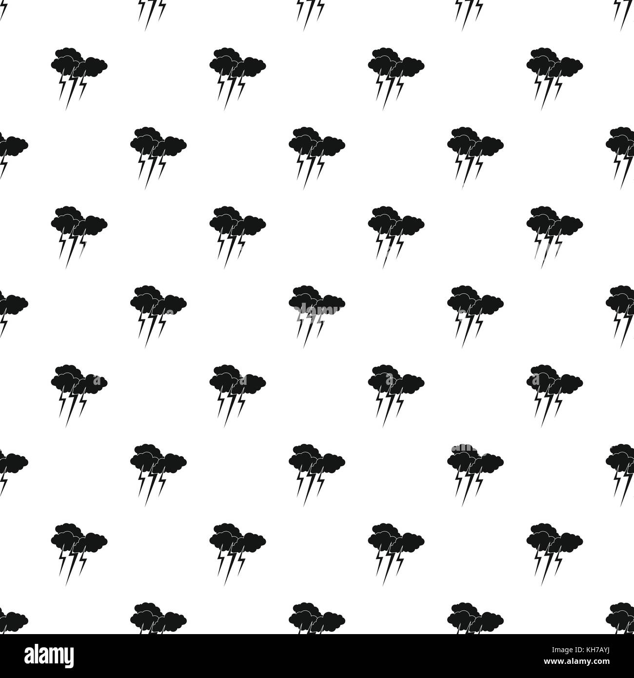 Clouds and storm pattern, simple style Stock Vector Image & Art - Alamy