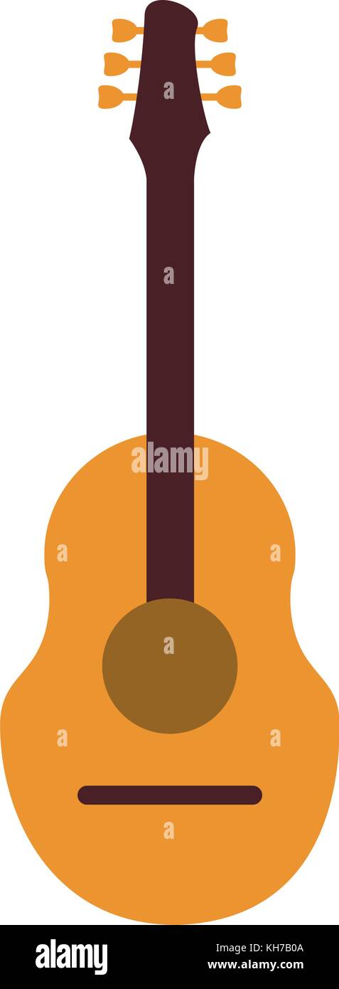 Acoustic guitar instrument Stock Vector Image & Art - Alamy