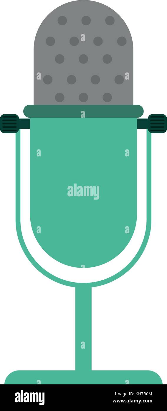 Old vintage microphone Stock Vector Image & Art - Alamy