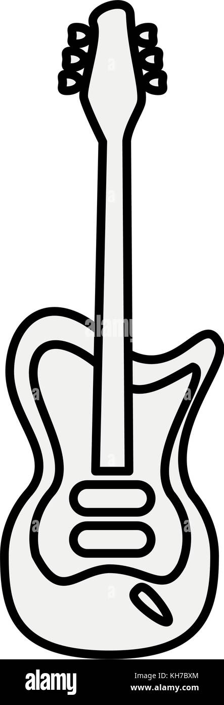 Electric guitar instrument Stock Vector Image & Art - Alamy