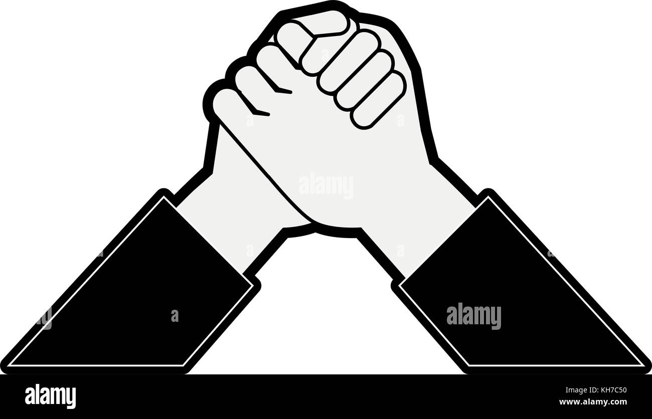 Multiracial hands holding symbol Stock Vector Image & Art - Alamy