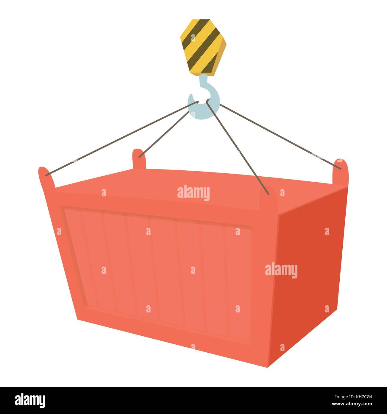 Crane icon, cartoon style Stock Vector Image & Art - Alamy