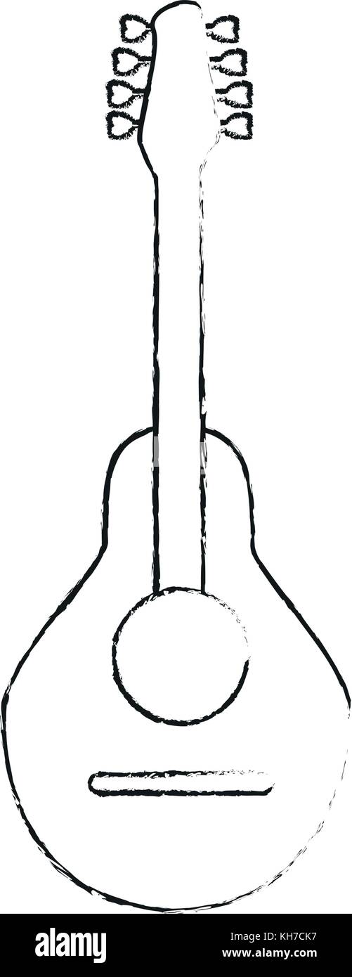 Acoustic guitar instrument Stock Vector Image & Art - Alamy