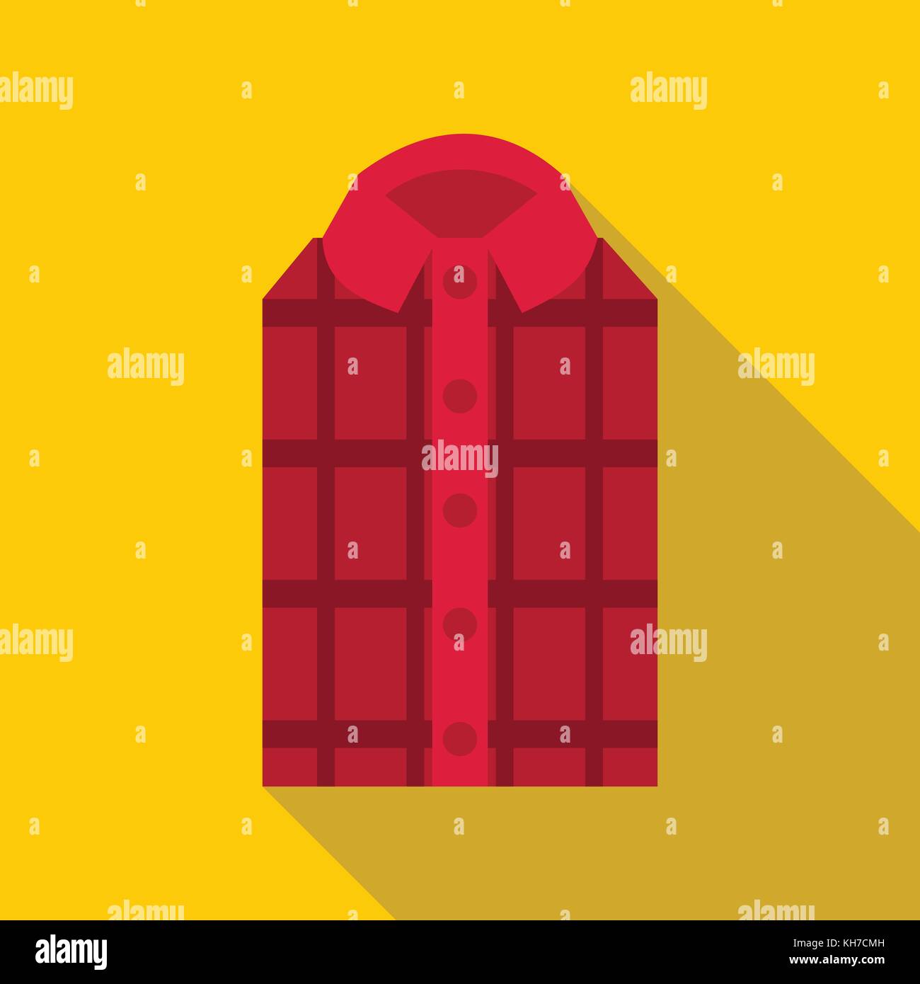 Shirt icon, flat style Stock Vector Image & Art - Alamy