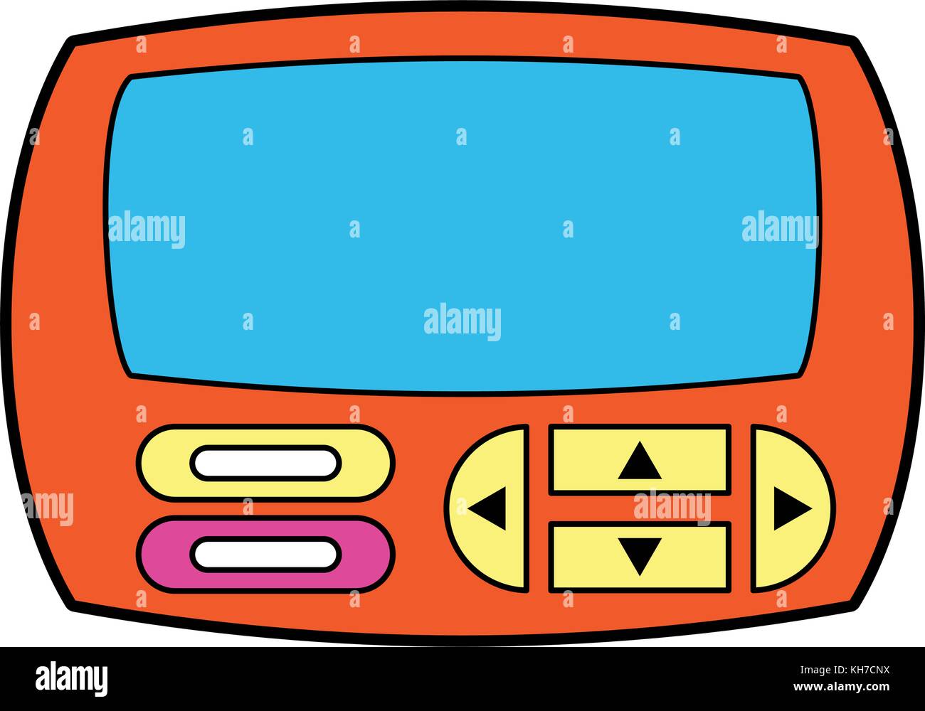 Portable videogame console Stock Vector Image & Art - Alamy