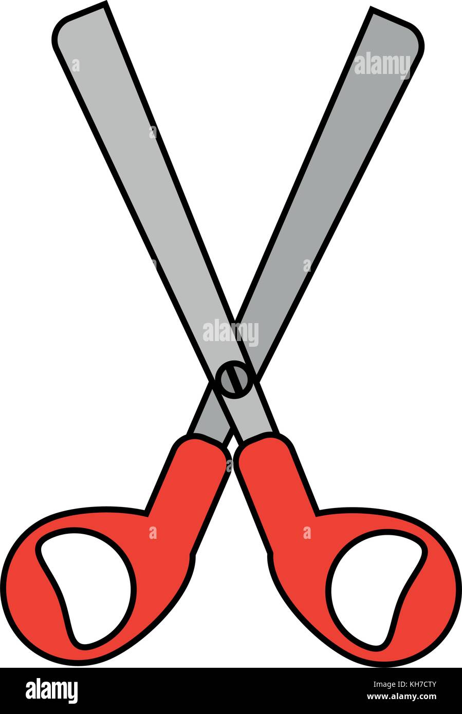 Scissor utensil isolated Stock Vector Image & Art Alamy