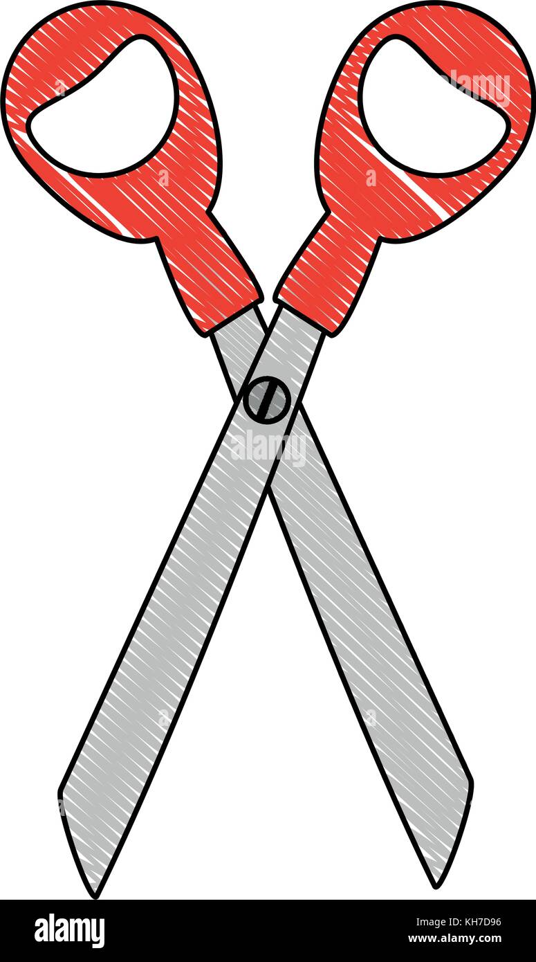 Scissor utensil isolated Stock Vector Image & Art Alamy