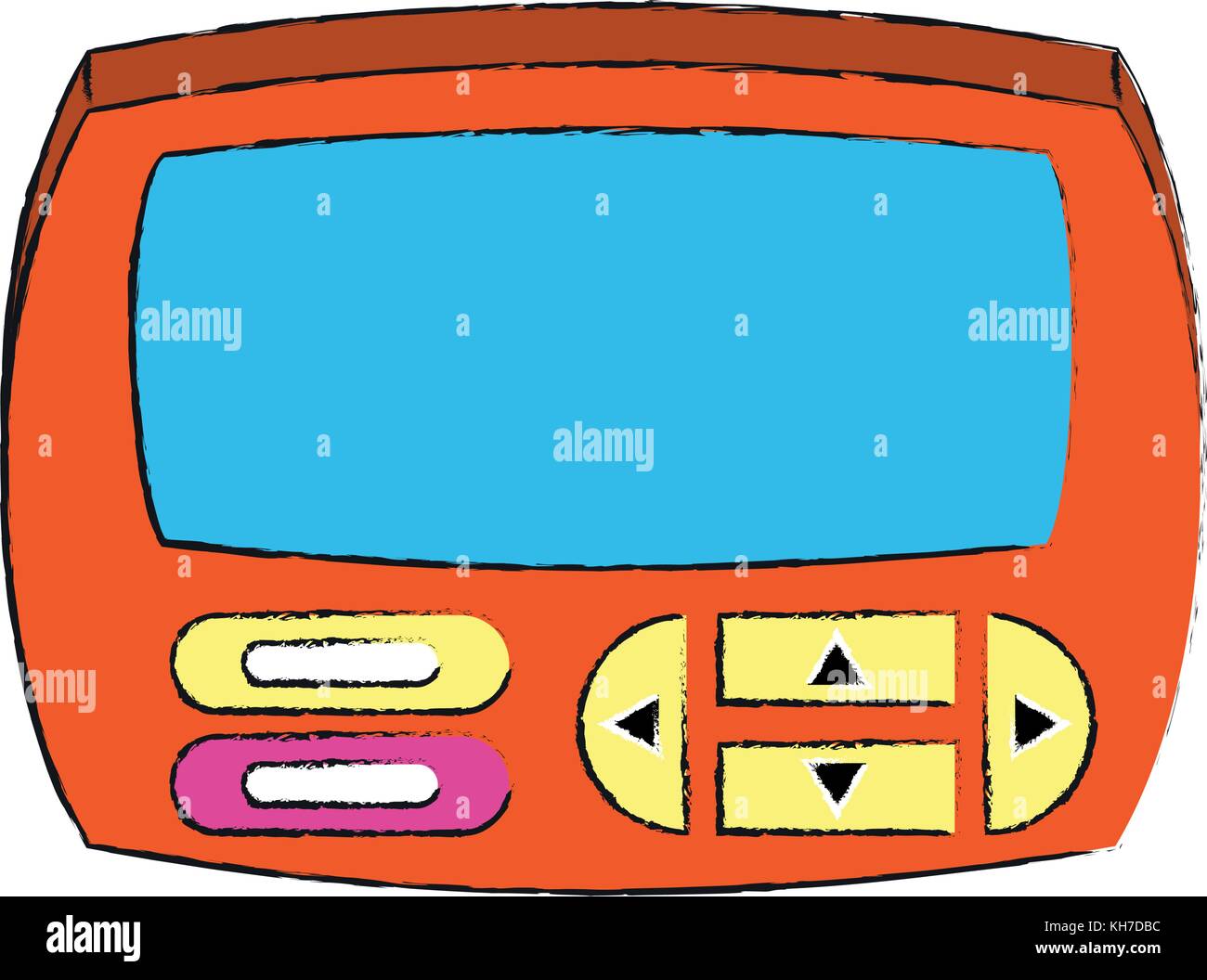 Portable videogame console Stock Vector Image & Art - Alamy