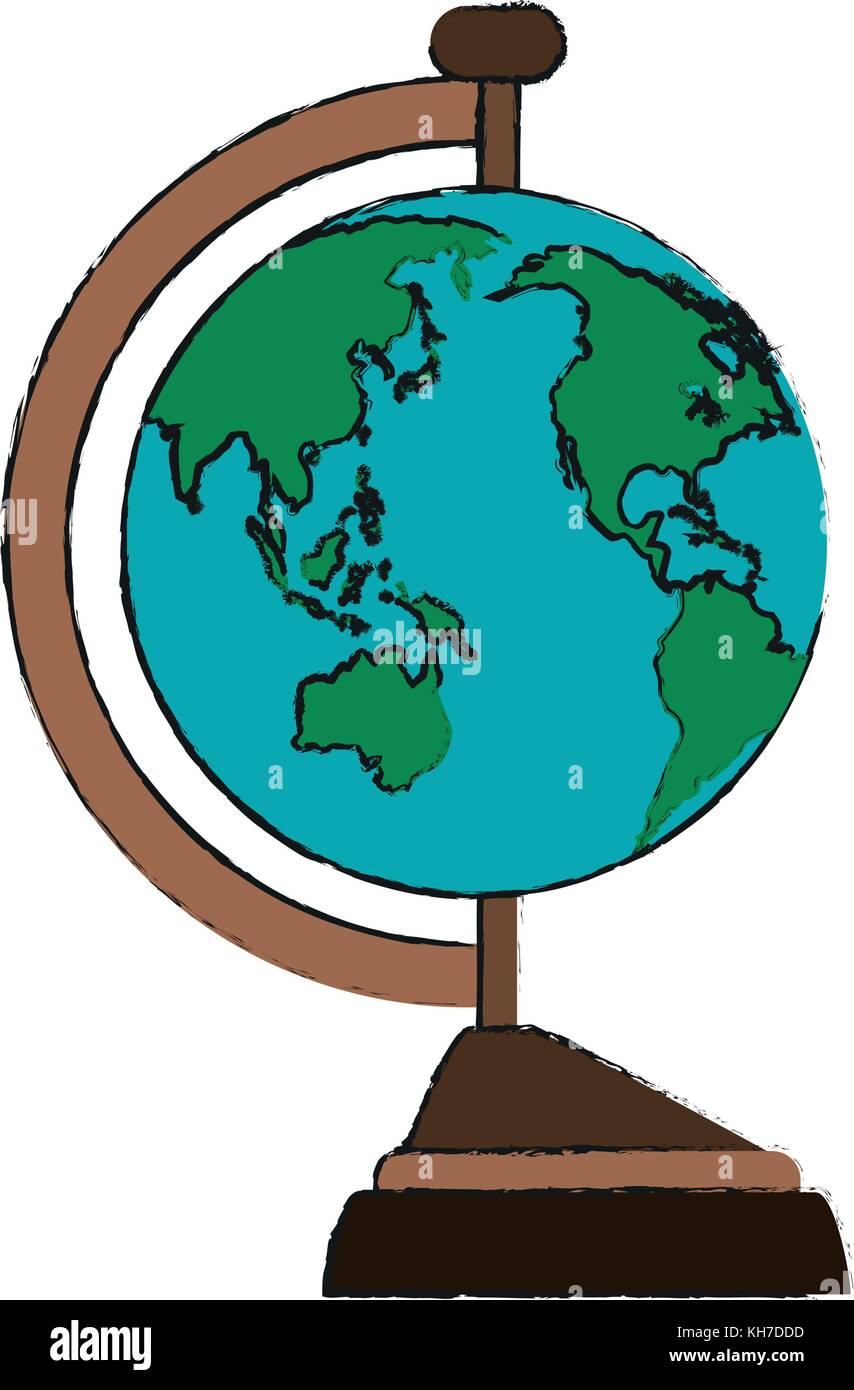 School world globe Stock Vector Image & Art - Alamy