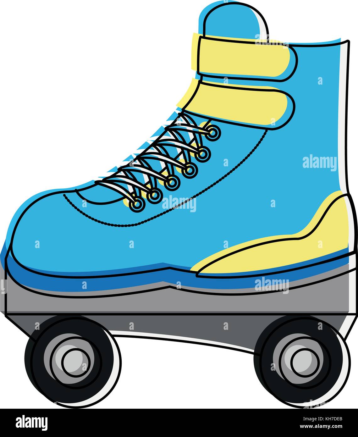 Roller skate isolated Stock Vector Image & Art Alamy