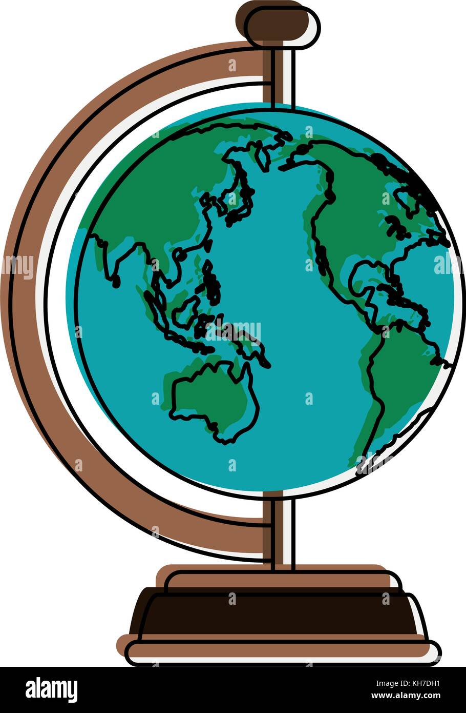 School world globe Stock Vector Image & Art - Alamy