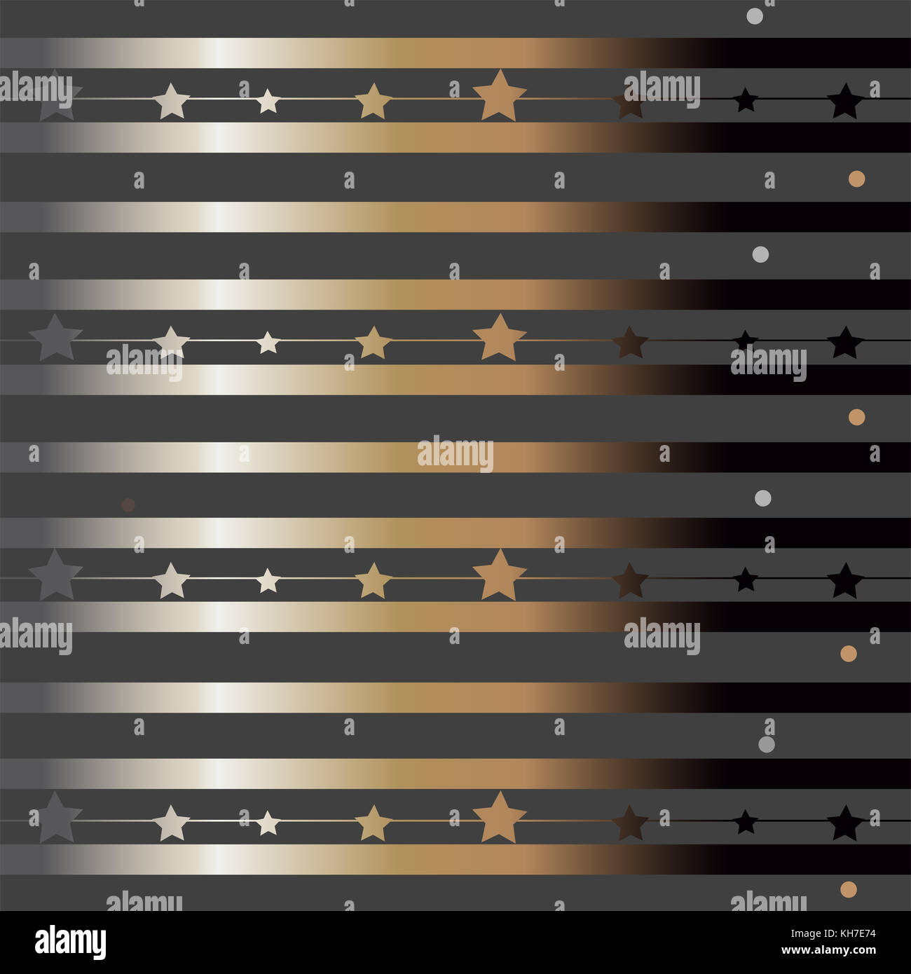 Funky Pattern With Glittering Stripes Vector Illustration Stock Photo 