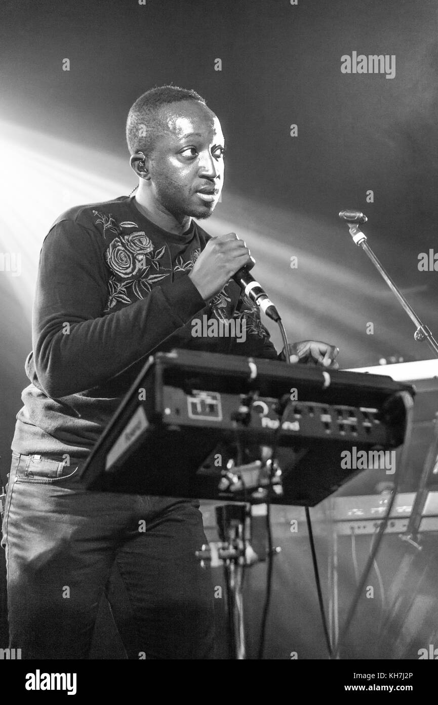 Birmingham, UK. 13th November, 2017. Rationale play a rescheduled date at Birmingham Hare & Hounds. © Ken Harrison/Alamy Live News Stock Photo