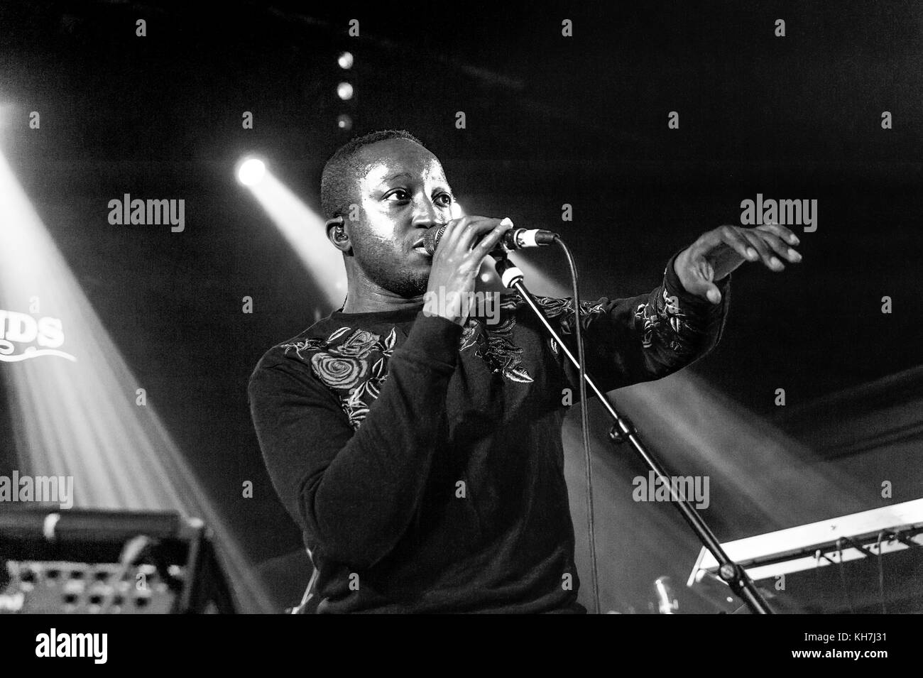 Birmingham, UK. 13th November, 2017. Rationale play a rescheduled date at Birmingham Hare & Hounds. © Ken Harrison/Alamy Live News Stock Photo