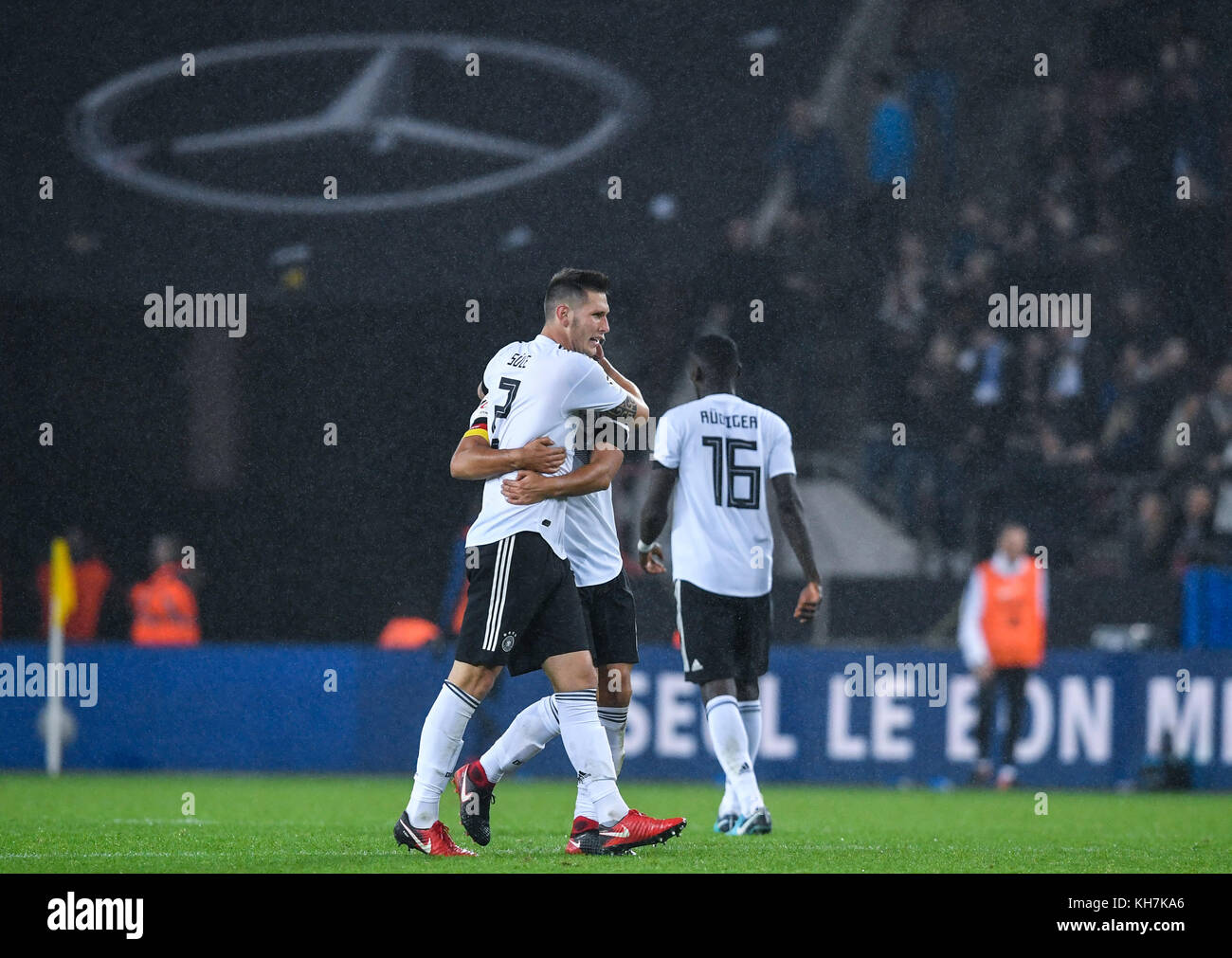 Sule Germany Koeln, Deutschland. 14th Nov, 2017. Niklas Sule (Germany) jubelt uber ...