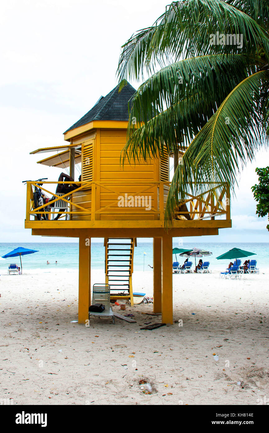 Accra Beach; Christ Church; Barbados Stock Photo Alamy